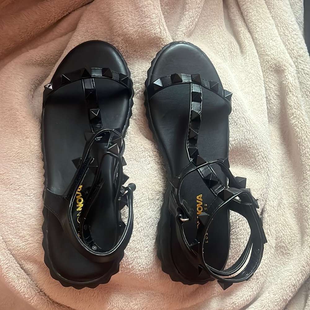 fashion nova strappy sandals